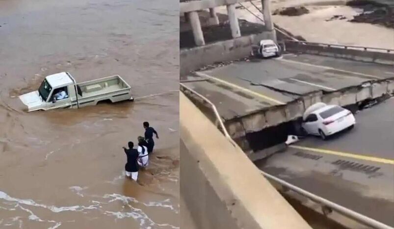 Saudi Arabia Sees Heaviest Rain in 5 Years Causing 3 Deaths